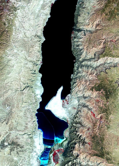Mape Mrtvo more prikaz satelitski Default Title