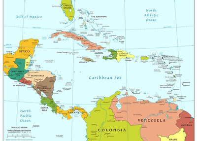 Mape Centralne Amerike i drzave Default Title