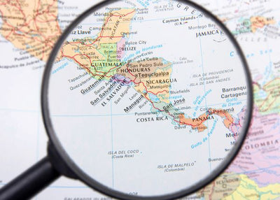 Mape Centralne Amerike i lupa Default Title