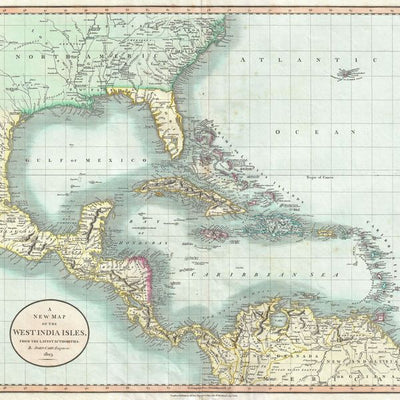 Mape Centralne Amerike zaliv Default Title