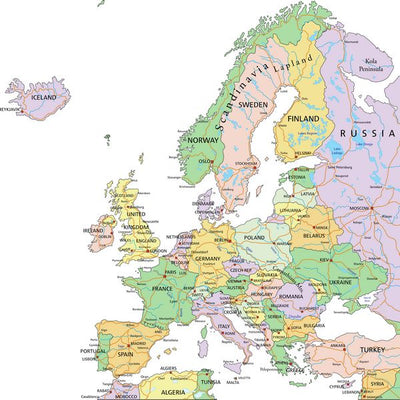 Mape Evrope ljubicaste boje Default Title