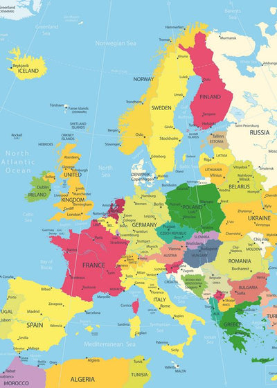 Mape Evrope razobojna Default Title