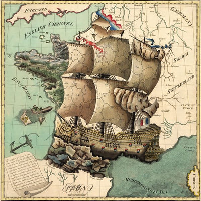 Mape Francuska i brod Default Title