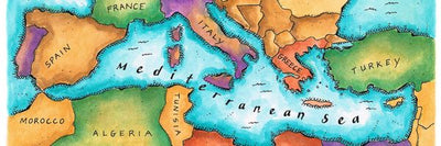 Mape Mediterana i drzave Default Title