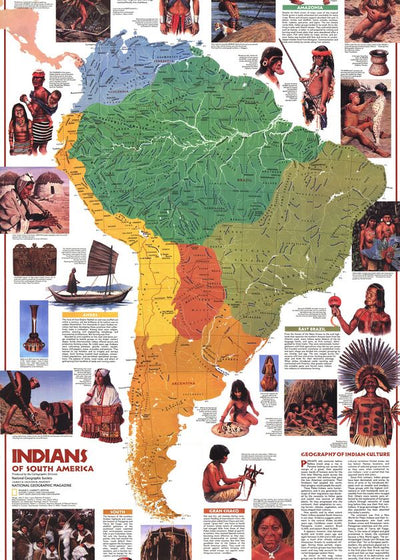 Mape Juzna Amerika i indijanci Default Title