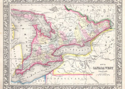 Mape Ontario istorijska Default Title