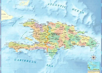 Mape Dominikana prikaz regiona Default Title