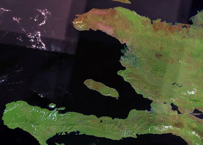 Mape Haiti satelitski prikaz Default Title