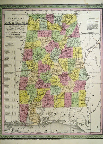 Mape Alabama i regioni Default Title