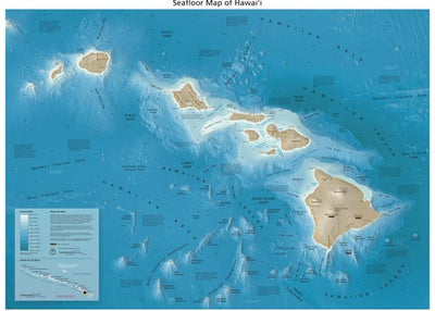 Mape Havaji i prikaz dubine mora Default Title