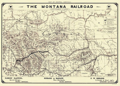 Mape Montana zeleznica Default Title