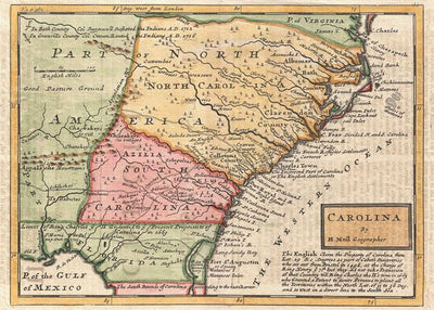 Mape Severna Karolina stara Default Title