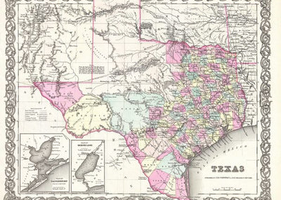 Mape Teksas istorijska Default Title