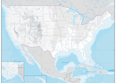 Mape USA svetlih boja Default Title