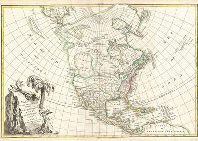 Mape severne Amerike anticka Default Title