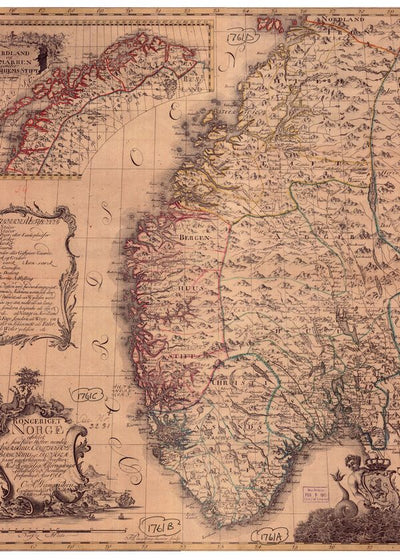 Istorijske mape Norveska Default Title