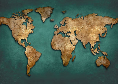 Mape sveta i pozadina tamna Default Title