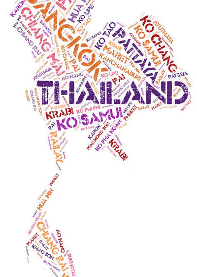 Tajland karta Default Title