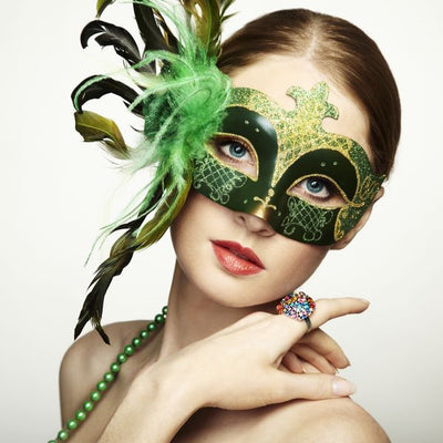 Maske zelene perle Default Title
