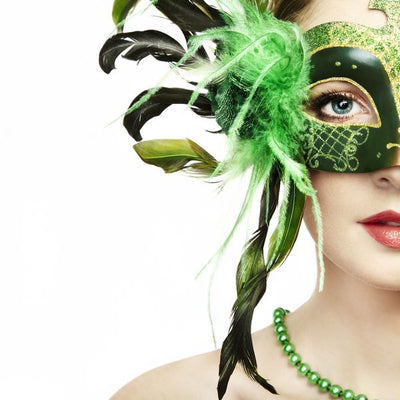 Maske zeleno perje Default Title