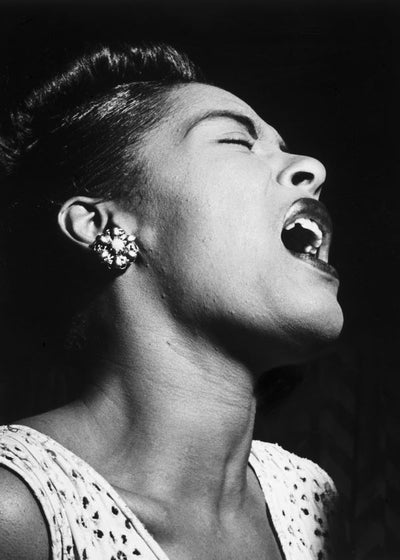 Billie Holiday i crna pozadina Default Title