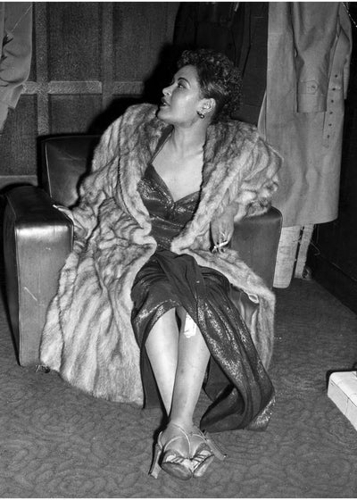 Billie Holiday i krzno Default Title