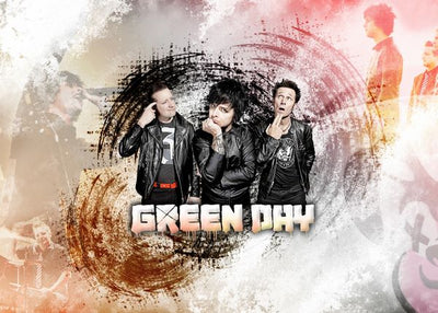 Green Day poster sa natpisom Default Title