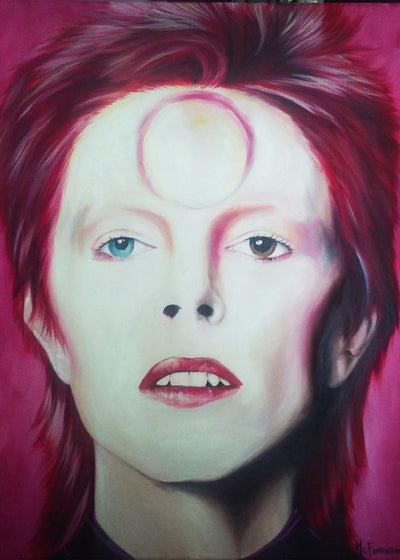 David Bowie roze pozadina Default Title