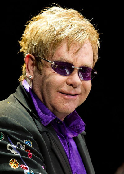 Elton John crna pozadina Default Title