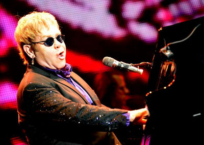 Elton John crno sljokicavo odelo Default Title