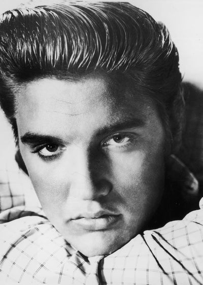 Elvis Preslay portret crno beli Default Title