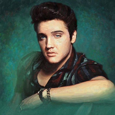 Elvis Preslay portret nacrtan Default Title