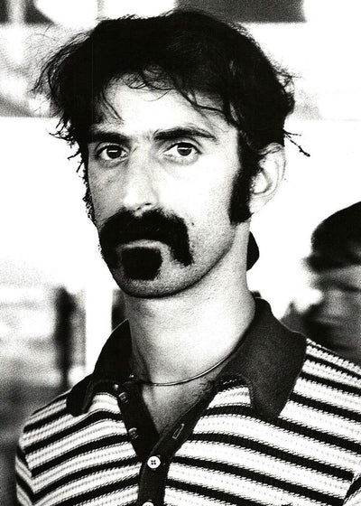 Frank Zappa crno bela ozbiljna Default Title