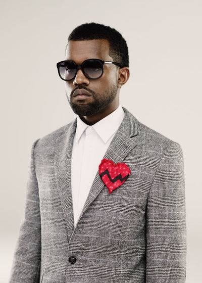 Kanye West crveno srce Default Title