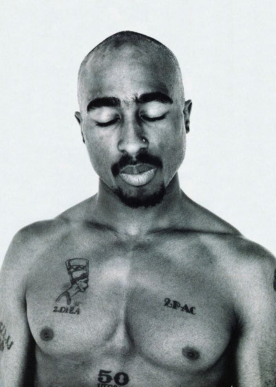 Tupac Shakur zatvorene oci Default Title