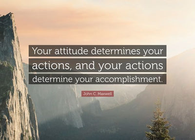 Your actions determine your accomplishment Default Title
