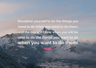 Discipline yourself Default Title