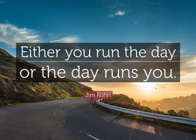 Either you run the day Default Title