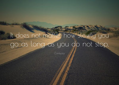 It does not matter how slowly Default Title