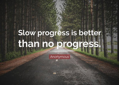 Slow progress Default Title