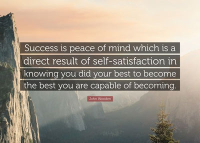 Success is peace of mind Default Title