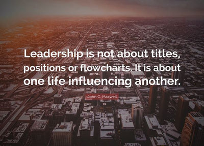 Leadership is not about titles Default Title