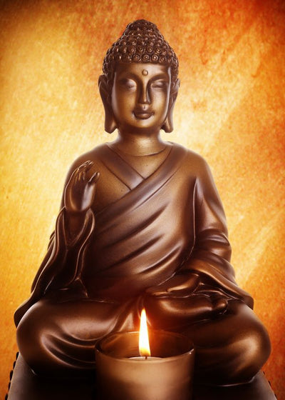 Budizam buda i sveca Default Title