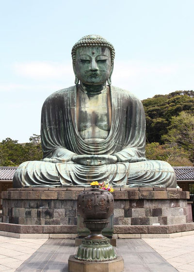 Budizam velika kamena statua Default Title