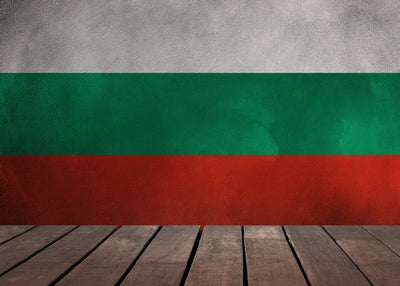 Zastava Bugarske i drvena podloga Default Title