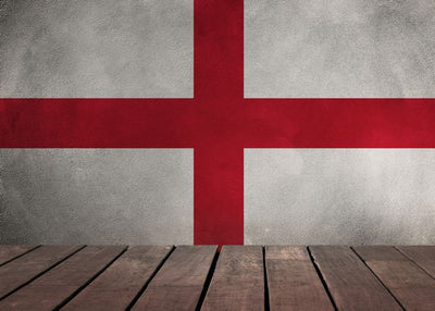 Zastava Engleske i drvena podloga Default Title