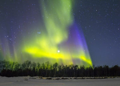 Aurora borealis i svetlo zeleno Default Title