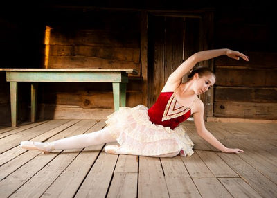 Baletski plesaci Balerina na drvenom tremu Default Title