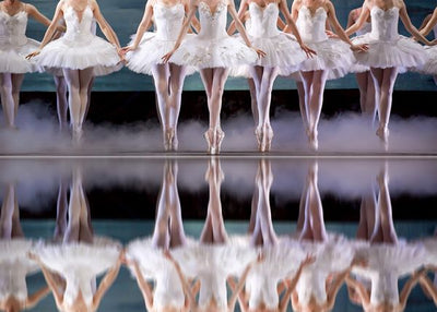 Baletski plesaci balerine i njihov odraz Default Title