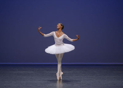 Baletski plesaci Crna balerina u belom Default Title